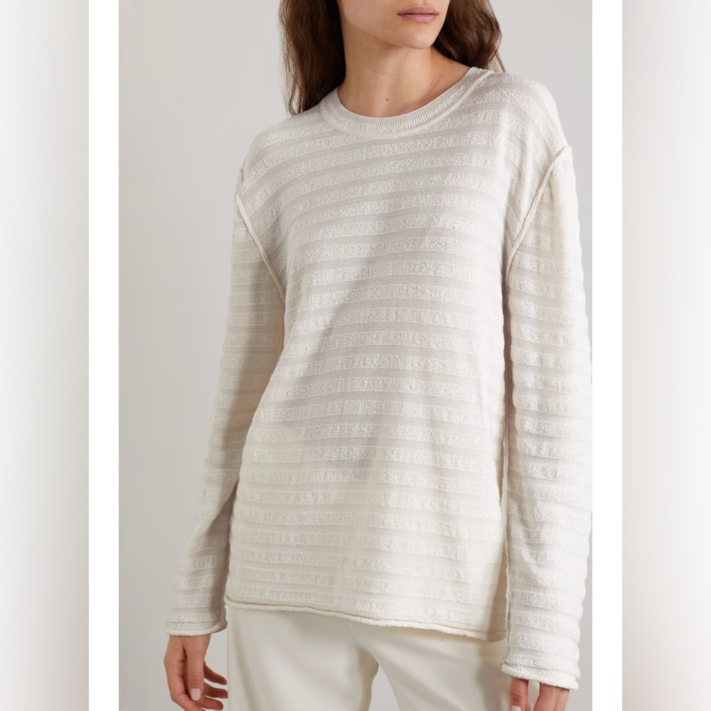 The Row Giusti Striped Knitted Sweater